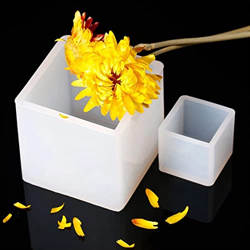 Moule cube résine époxy UV carré pour création bijoux DIY faits main