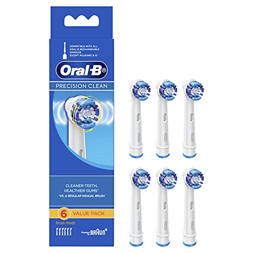 Braun Oral-B Precision Clean Refill Replacement Rechargeable Toothbrush Heads 6 In Pks Braun Oral-B Precision Clean Refill Replacement Rechargeable Toothbrush Heads 6 In Pks