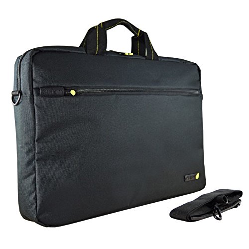 Bolsa de hombro negra techair con protección acolchada y transporte ergonómico 5
