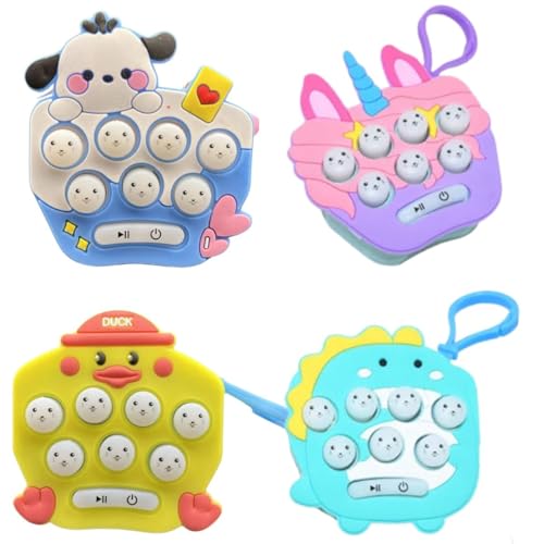 Consejos para Comprar Popit - los más vendidos. 50 SnapMex Popit electronico Compacto con Sonido Antiestrés,Juguete para Aliviar el Estrés y Ansiedad,Adecuado para Adultos, niños, Regalos de Fiesta 4 Piezas
