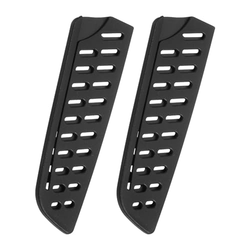 QUARKZMAN 2pz Copri Coltello Manicotti Protezioni Bordo Della Lama per 5 Coltello Santoku Copertura Protettiva Del Bordo Della Lama Fodero Universale per Coltello da Cucina, Nero