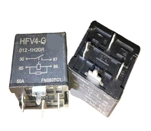 Relais 4 broches HFV4 012-1H2SGR pour circuit automobile 12V 40A