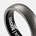 Ridge 6mm Rounded Ring Set - Stonewashed Titanium - 9.5