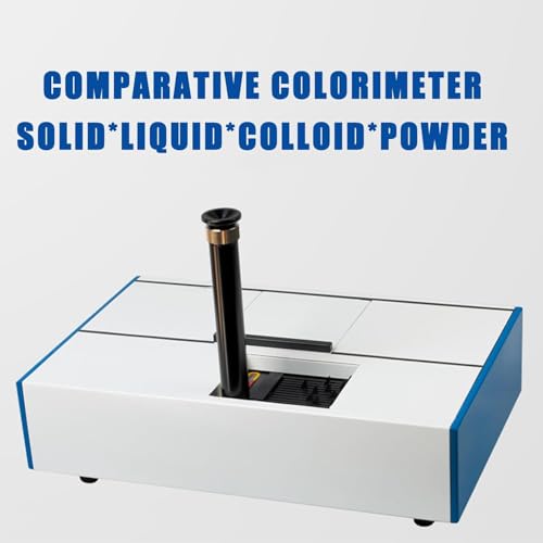 Colorímetro automático – Instrumento de medición de color con aumento de 1,9 x y cubeta de 10 mm para probar cerveza, pintura, tinte, textil y aceites comestibles