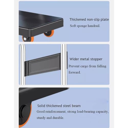 Carretilla plegable para carga pesada con plataforma miniatura 6