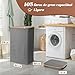 Imagen de OUSFOT Cesto Ropa Sucia con Tapa Estrecho Laundry Organizer XL 105 L Cubo con Tapa Gris Cesta Fácil de Montar y Plegable con Asas Puede Usar Dormitorios
