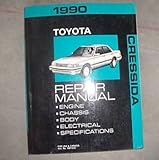 1990 TOYOTA CRESSIDA Service Shop Repair Manual OEM FACTORY DEALERSHIP BOOK