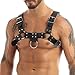 Men's PU Leather Chest Harness mens lingerie bdsm harness men's sexy costumes chest harness for man shoulder harness Cosplay Nightclub Sexy Punk Chest Belt Clubwear