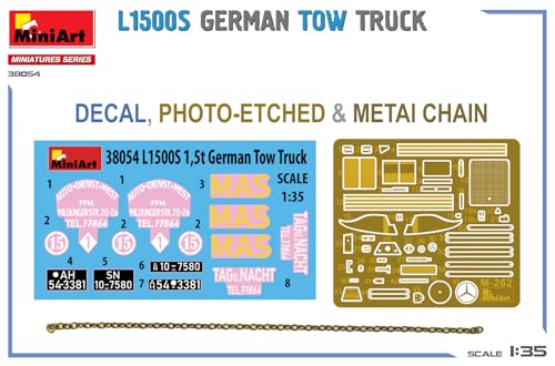 MiniArt 1:35 - L1500s German Tow Truck miniatura 3