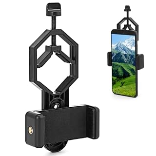 QWORK adaptateur smartphone pour oculaire de 28 à 47 mm