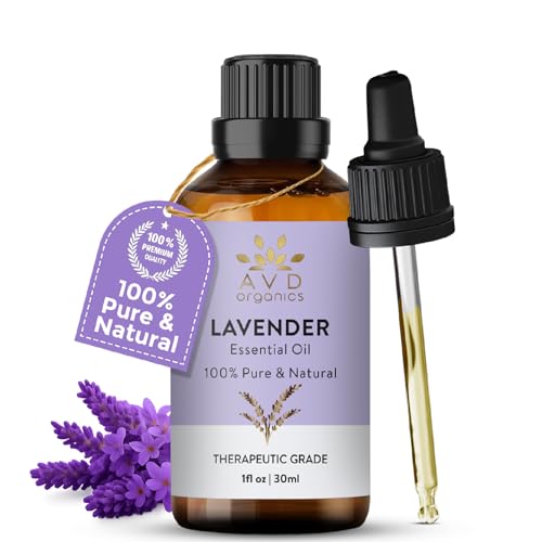 AVD Organics Lavender Essential Oil 30ml - 100% Pure for Sleep & Diffusers