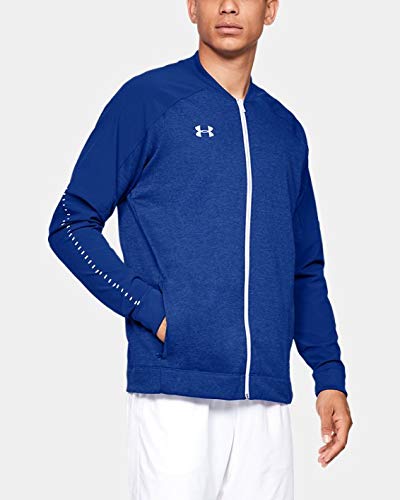 Under Armour Men's UA Knit Warm-Up Jacket SM Blue