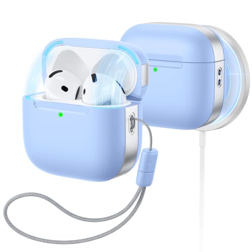 Image of ESR for AirPods 4 Gen Case, Compatible with MagSafe, Light Blue