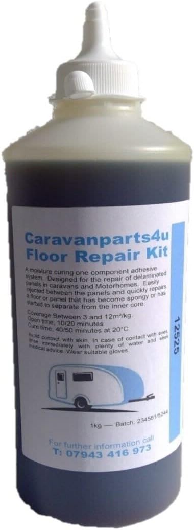 Caravan Motorhome One Shot floor delamination repair kit NEW IMPROVED FORMULA