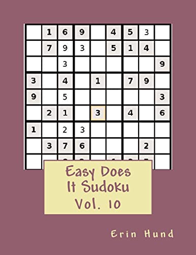 Easy Does It Sudoku Vol. 10