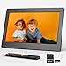 Produktbild Digitaler Bilderrahmen 7 Zoll mit 32GB SD, Bilderrahmen Elektronisch mit Fernbedienung, Einfach zu verwenden, Videos/Musik/Bilder Abspielen, Wecker/Kalendar/Billboard/Uhr Verwendet Werden, Geschenke