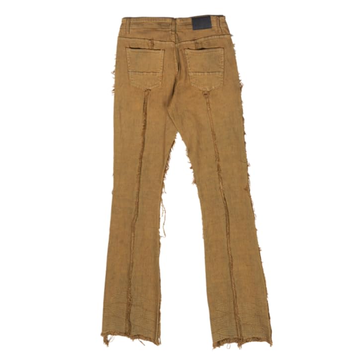 Men's Mid-Rise Flared Jeans, Slim-fit with Fringes, Denim Jeans in A Casual Style for Men2