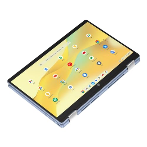 Image of HP Chromebook x360 14 inch 2-in-1 Touch Laptop, Intel N100 (Up to 3.4GHz), 4GB RAM 64GB eMMC FHD IPS Fast & Responsive for Students, Home, Streaming, Online Classes & Daily Tasks, Chrome OS USB-C HDMI