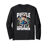 Puzzle Solving Is My Superpower Funny Jigsaw Nerd