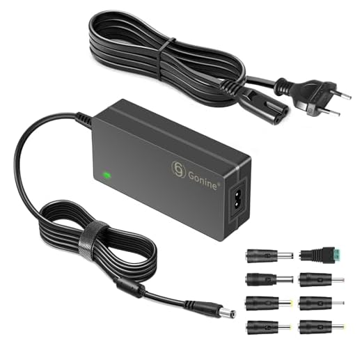 24 V 2,5 A 60 W AC/DC-adapter växelströmförsörjning med 5,5 x 2,1 mm DC-kontakt och 11 st. DC-uttagskontakt för LED-ljusremsor, datorskärm med mera