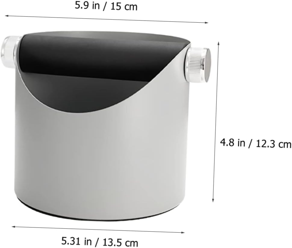 Disposal Box Compact Espresso for Home Use Coffee Waste Container Knock Bar Design for Espresso Stations