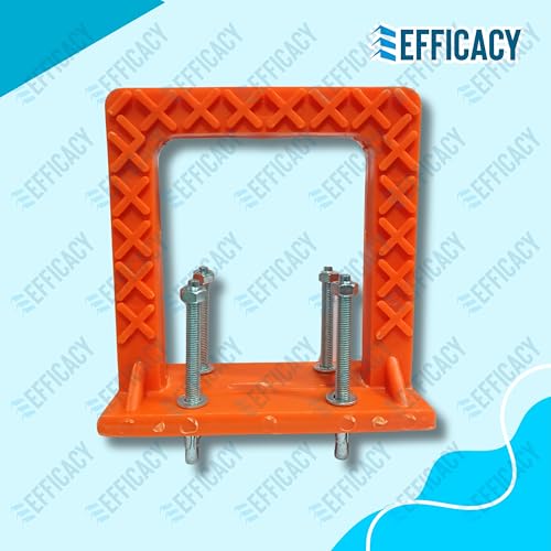 Image of Efficacy PVC Rungs Water Tank Step Slump Step PVC Foot Step MS Rod 12 mm Length 165 mm Width 170 mm Thickness 25 mm for Construction Sites,Swimming Pools, Over Head, Underground Water Tank 3 Nos