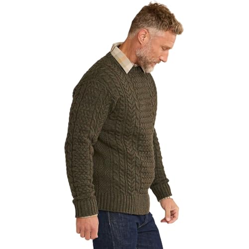 Pendleton Men's Shetland Wool Fisherman Sweater3