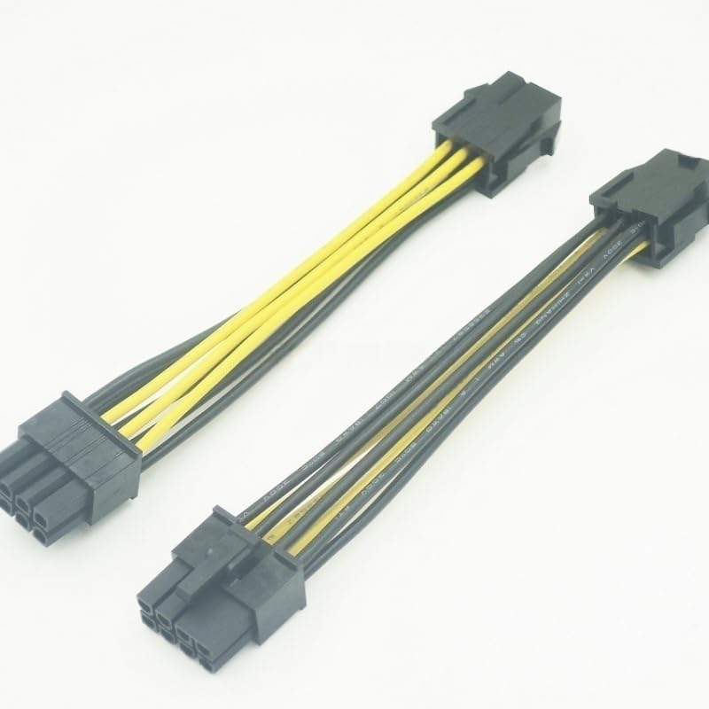 20 pcs/lot PCI-E 6-pin to 8-pin 18AWG Power Adapter Cable for Video Card
