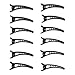 Produktbild 12er Pack Friseursalon Haar Clips Abteilklammer Haarklammer Krokodilklemmen Haarspange aus Kunststoff - 4,9 cm