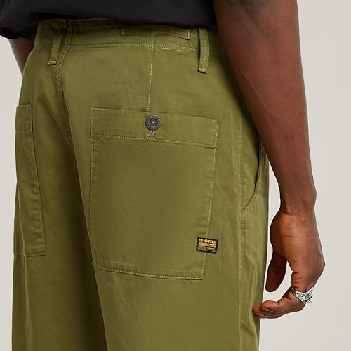G-STAR Herren Pleated Chino Relaxed Tapered, Grün (Mayfly gd D24543-D910-H031), 26W / 32L – Ansicht 6
