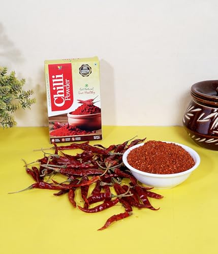 Image of SUNRISE Impex Kashmiri Red Chilli Powder 100g | Lal Mirch Powder for Rich Color & Mild Spice | No Artificial Colors