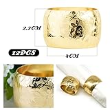 Zoom IMG-1 bofunx 12pcs anelli portatovaglioli in Zoom IMG-1 bofunx 12pcs anelli portatovaglioli in