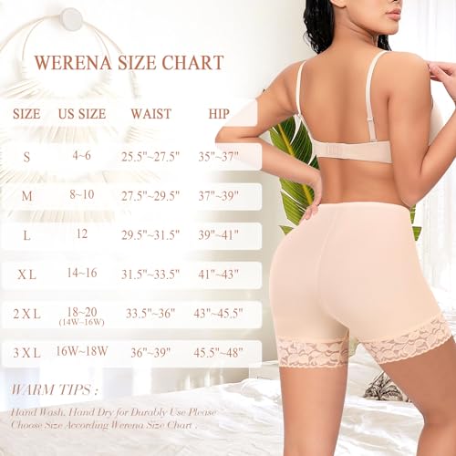 Image of Werena Tummy Control Shapewear Panties For Women Seamless High Waist Shaping Body Shaper Girdle Underwear