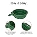 Groz 41961 4.25 Gallon Antifreeze Drain Pan - with Spout Cap, Durable HDPE Construction, Spill-Proof Design for Auto Shops and Garages, Green Color