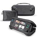 EJGAME 2-in-1Travel Carrying Case Compatible with ROG Xbox Ally/Ally X(2025),Protective Hard Shell Carry Case features a detachable accessory pouch