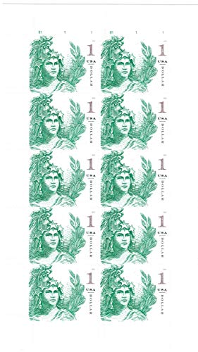 USPS Statue of Freedom, Head of Statue of Freedom on U.S. Capitol Dome (Sheet of 10) $1 Postage Stamps 2018 Scott #5295