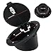Locking Fuel Filler Tank Door Black Lock Gas Cover Cap Compatible with Jeep Wrangler 2007-2017 JK & Unlimited 2 door and 4 door ， US Flag Sticker Accessories+Aluminum+ABS Accessories