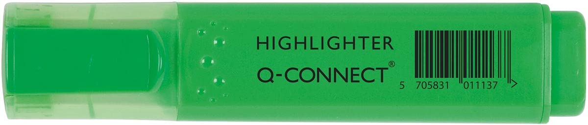 Highlighter Q-Connect 1.5-5 mm Green KF01113-10 Pcs.