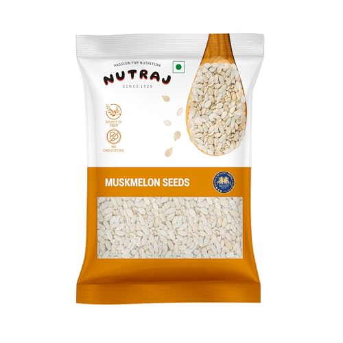 Image of Nutraj Muskmelon Seeds 400g (100g x 4) Pouch | Kharbooja Beej | Seeds for Eating | Seed Cycling