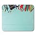Produktbild Mauspad Schulbedarf Schreibwaren Zubehör auf Holz Flat Lay Top Mousepad für Notebooks, Desktop-Computer Mauspads, Bürobedarf 10x12 Zoll