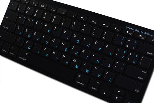 Mac Ns Dvorak - English Non-Transparent Keyboard Stickers Black Background For Desktop, Laptop And Notebook #TOP5