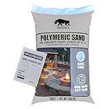Rhino Power Bond Plus - Polymeric Sand for Pavers and Stone Joints up to a Maximum of 2 inches. (50 Pound, Slate Gray)