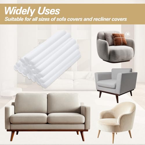25 Stück Schaumstoffstreifen Sofa, 26 cm Schaumstoff-Sticks Rutschfester für Sofabezug Sofa Schoner Schaumstoffstäbe Schaumstoff Halterungen für Alle Arten von Sofabezügen und Verschiedene Möbelnähte
