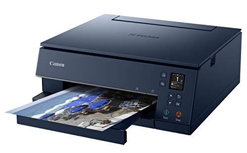 Canon Ts6320 All-In-One Wireless Color Printer With Copier, Scanner And Mobile Printing, Navy, Works With Alexa #TOP1