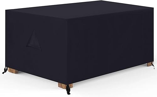 ABCCANOPY Funda universal para mesa de café, cubierta de mesa para exteriores, cubierta pequeña impermeable y a prueba de polvo, para muebles, 36 x