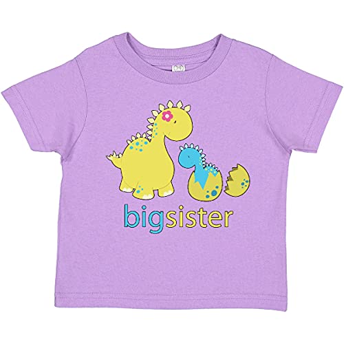 inktastic Big Dinosaur Sister Toddler T-Shirt