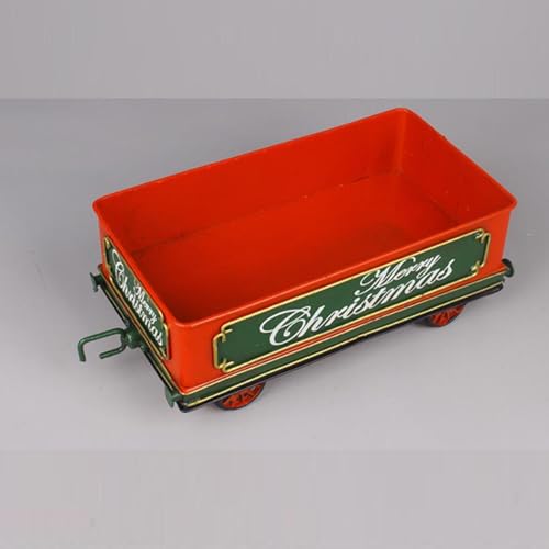 Vaveren Modelo de trem de natal decoração de natal adereços coleções vintage crianças adultos brinqu