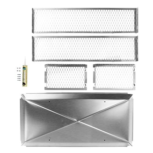 Hy-Guard Hgs142610 Multi-Flue Chimney Cap, 14" X 26" X 10" Height, Stainless Steel #TOP6
