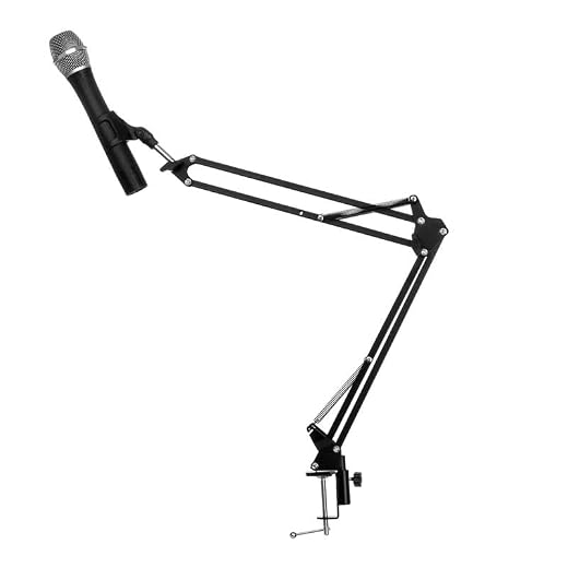 Malone ST-1.2 Mikrofonarm Klemmhalterung 1,5 kg 35x35 cm schwarz