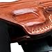 Masc Premium Leather OWB Paddle Holster Open Top Fits M&P Shield EZ 3.675-inch, Right-Hand Draw, Brown Color #1507#